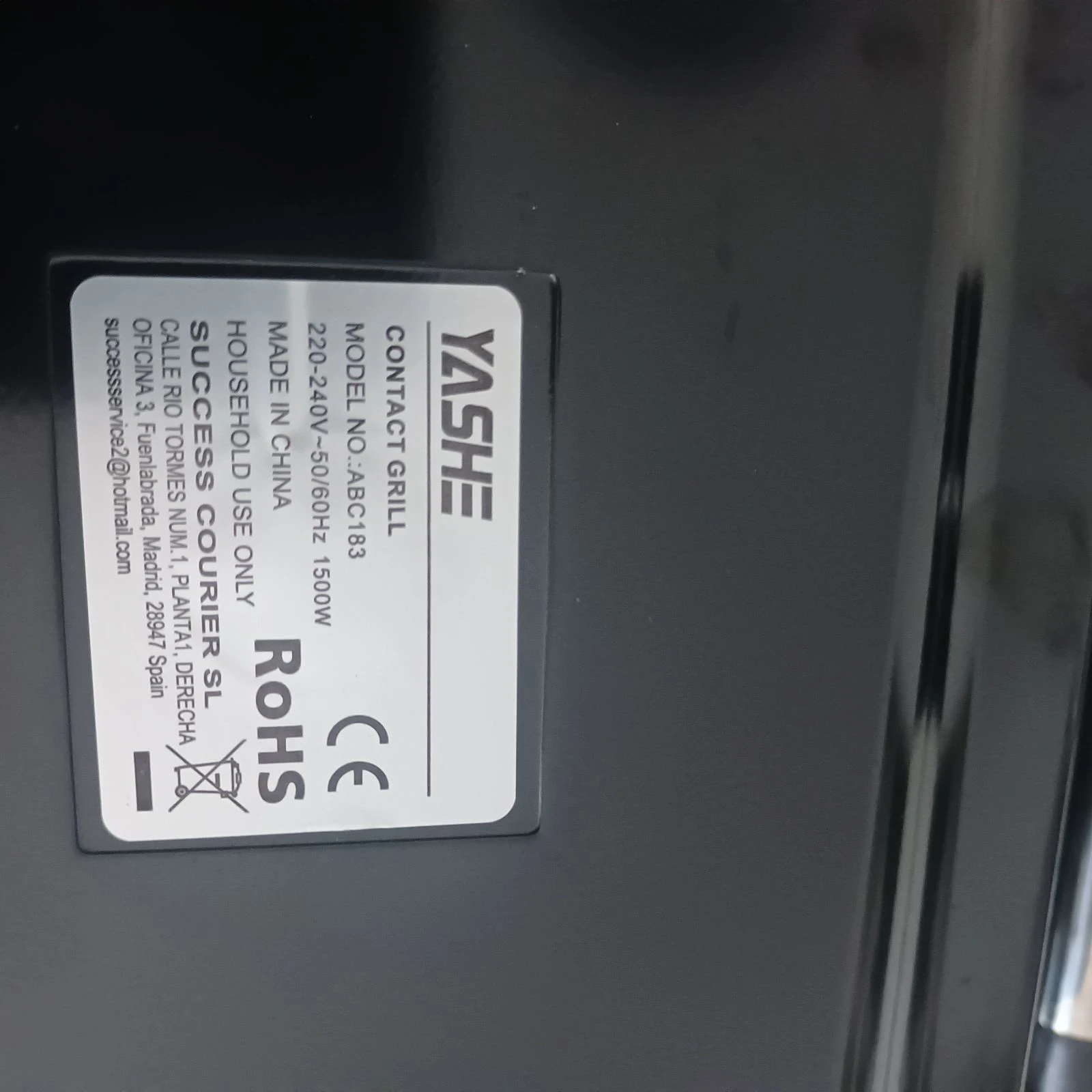 broodje-maken/grillapparaat Yashe 1500w – photo 5